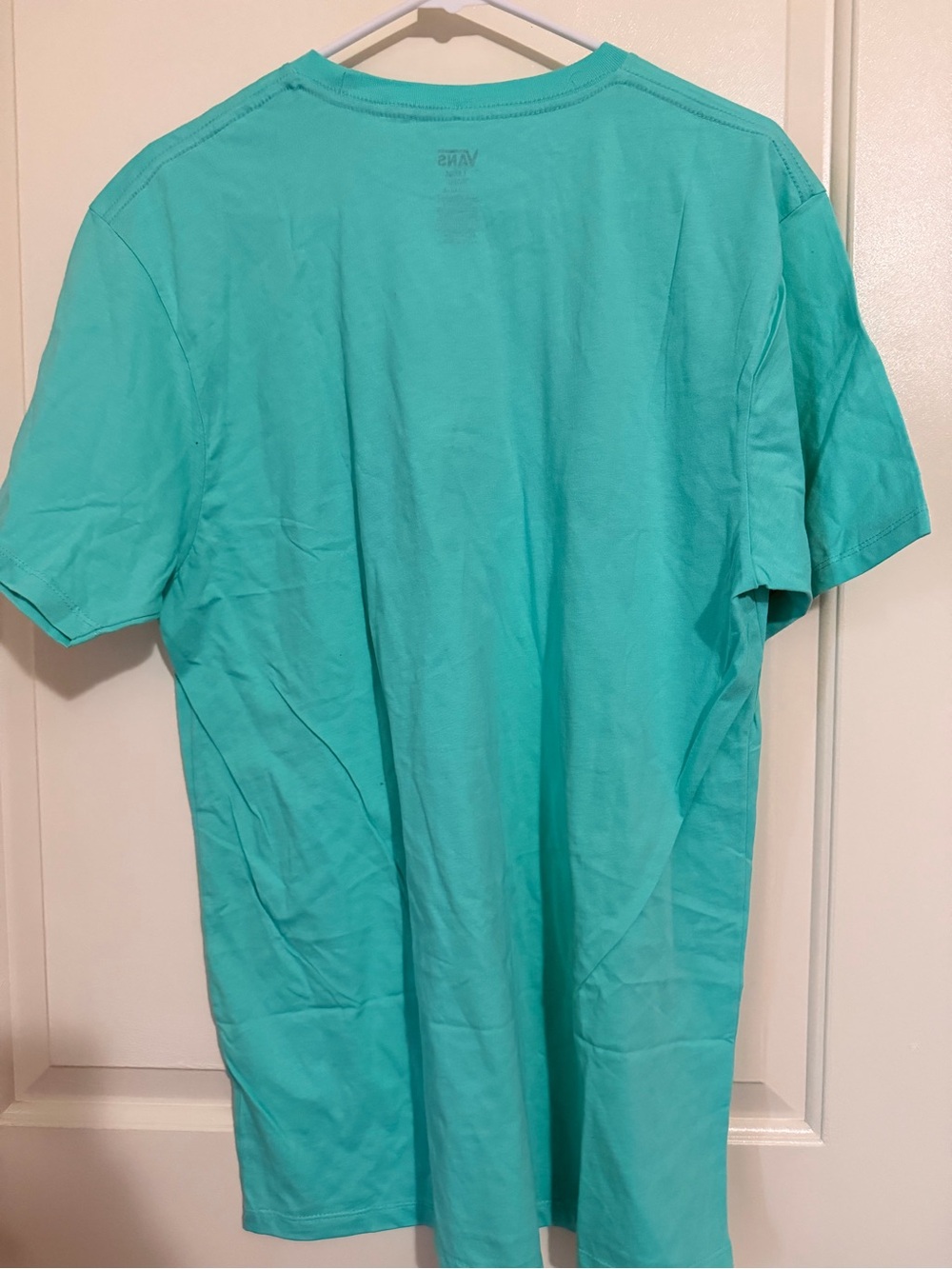 Vans Teal Short Sleeve Mountain Graphic Tee with Navy Print - Picture 2 of 3